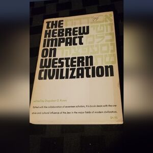 Hebrew Impact on Western Civilization Book